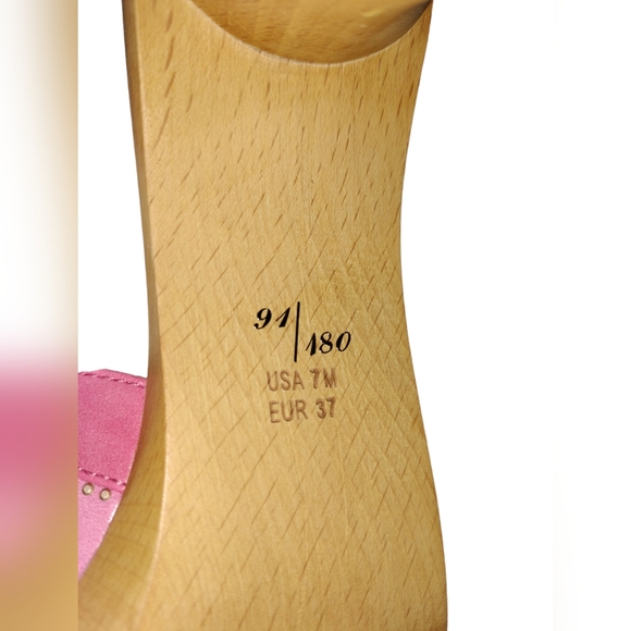 NIB LIMITED EDITION Nina Archive Reina Barbie Pink Suedette heels new size 7 - Picture 10 of 10